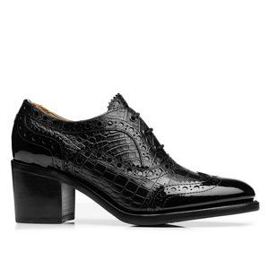 The Office of Angela Scott Mrs. Brogue Mid Heel 38